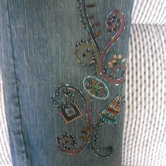 Chicos size 0.5 denim with embroidery - Picture 3 of 6
